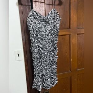 Forever 21 Zebra Dress Large